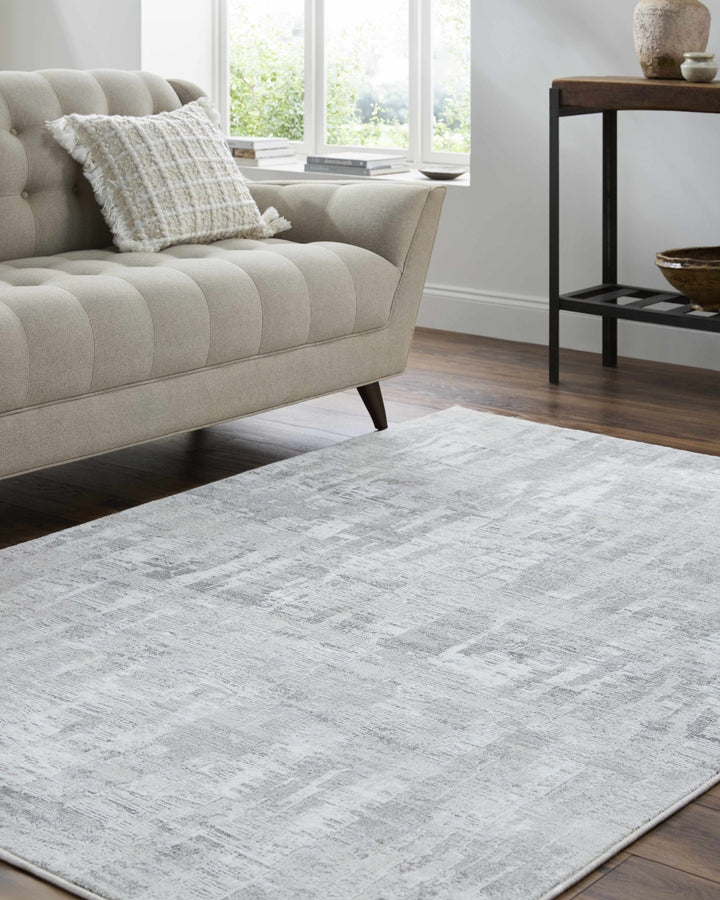 Branka Modern Abstract Design Ivory And Gray Area Rug - The Rug Decor