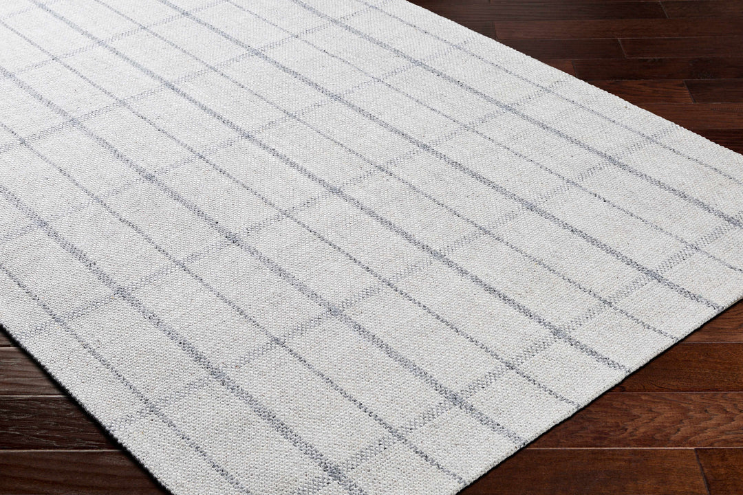Brava Gray Modern Style Hand Woven Wool Area Rug