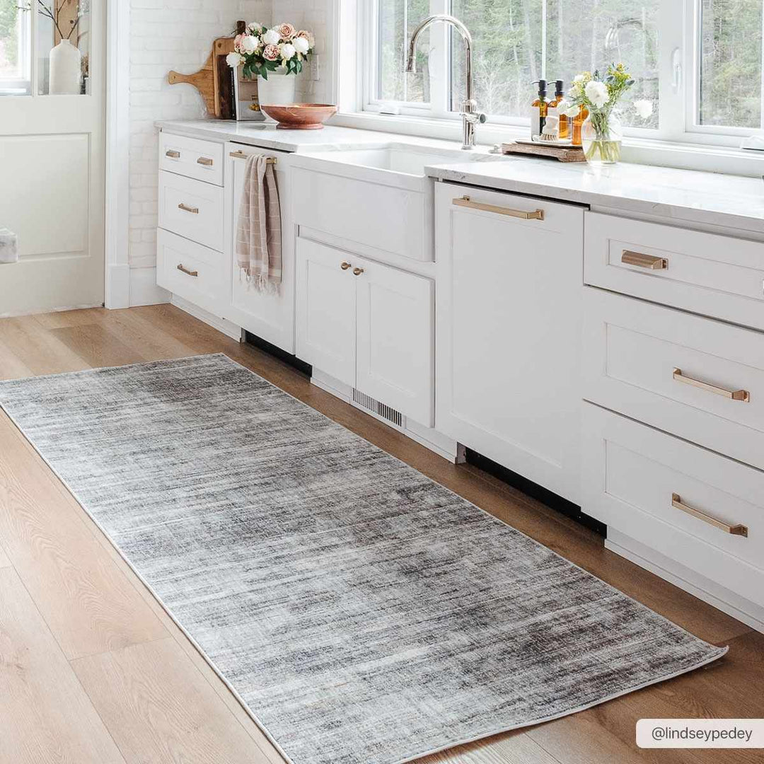 Braxton Modern Abstract Design Gray And Beige Area Rug - The Rug Decor