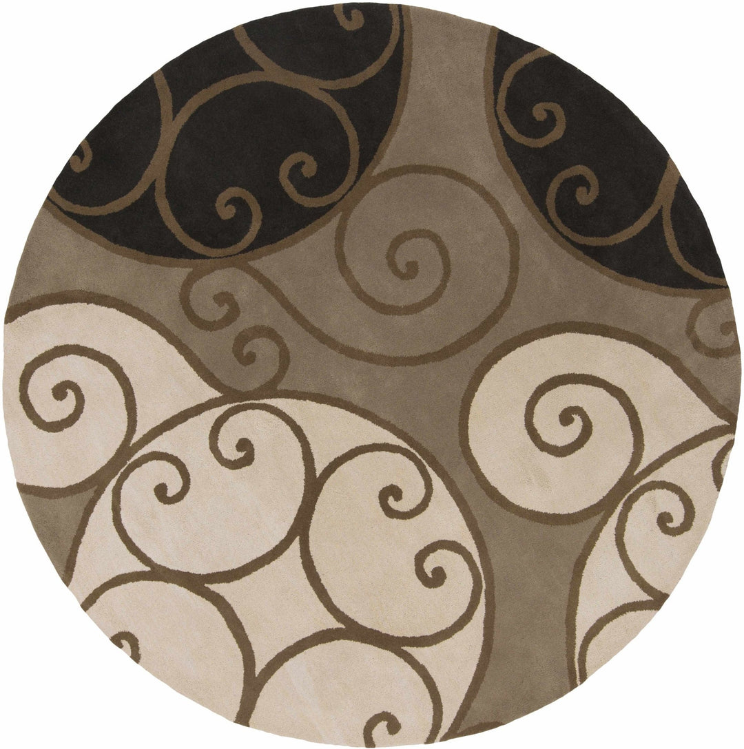 Bray Contemporary Brown And Beige Area Rug - The Rug Decor