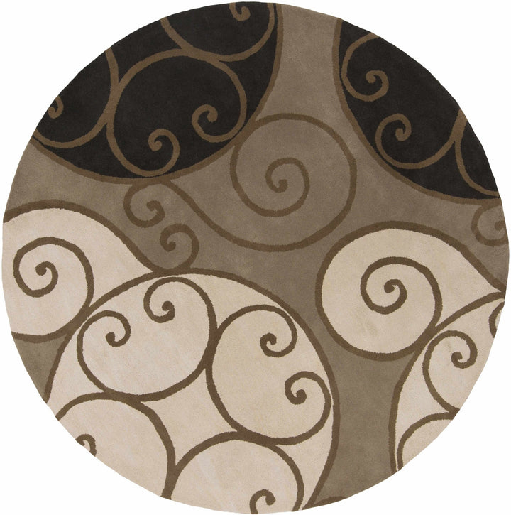 Bray Contemporary Brown And Beige Area Rug - The Rug Decor