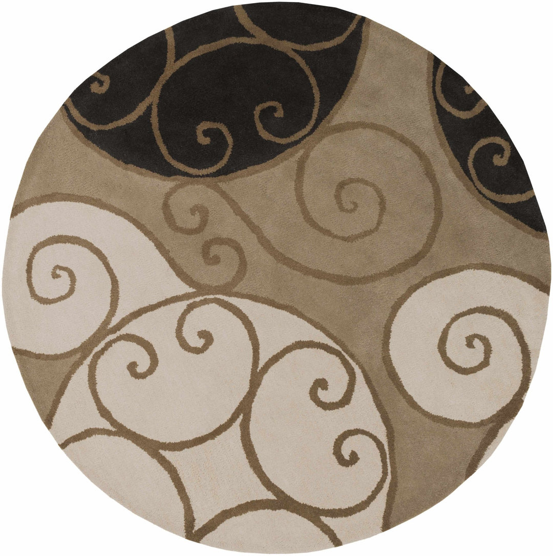Bray Contemporary Brown And Beige Area Rug - The Rug Decor
