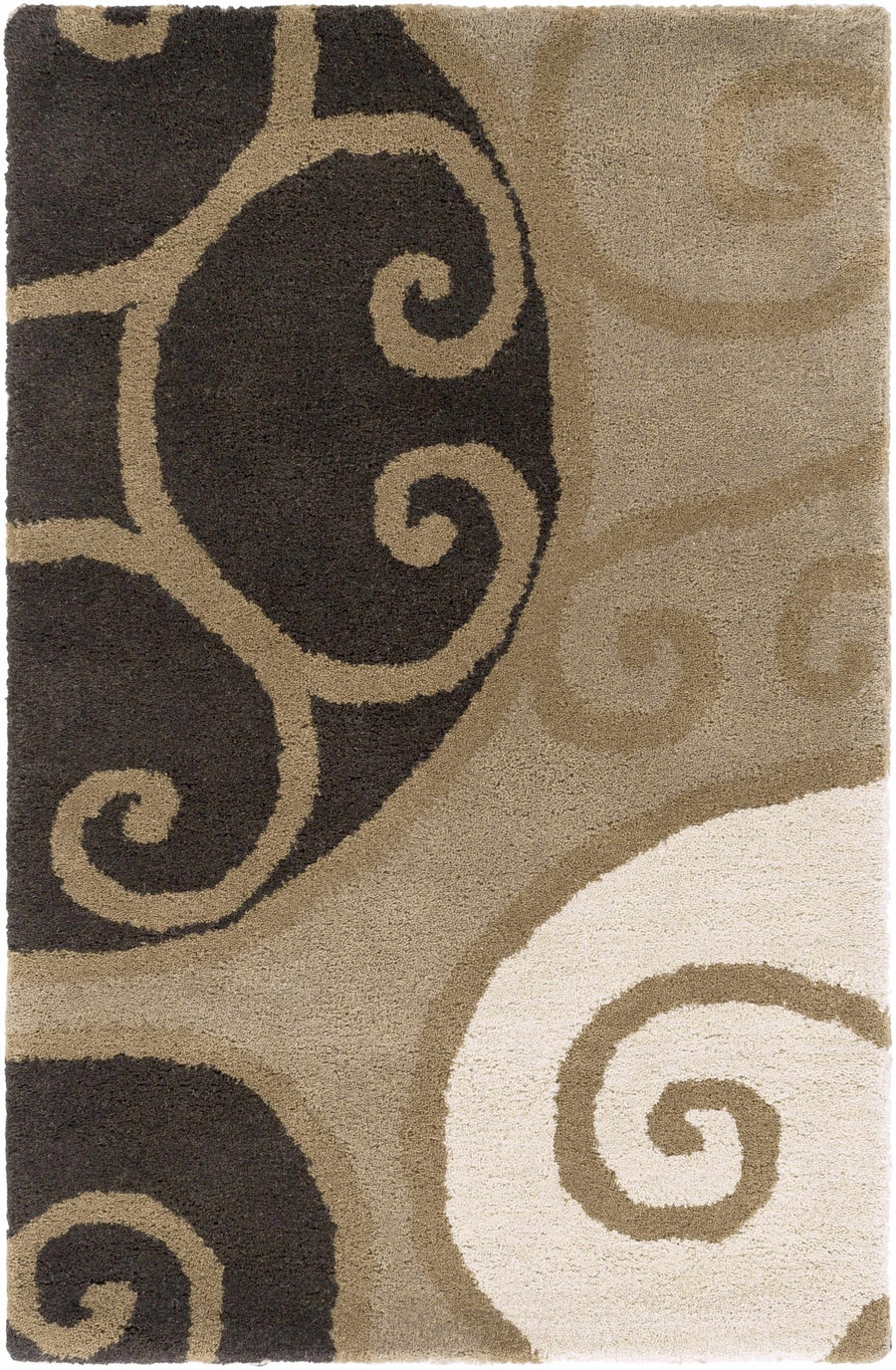 Bray Contemporary Brown And Beige Area Rug - The Rug Decor