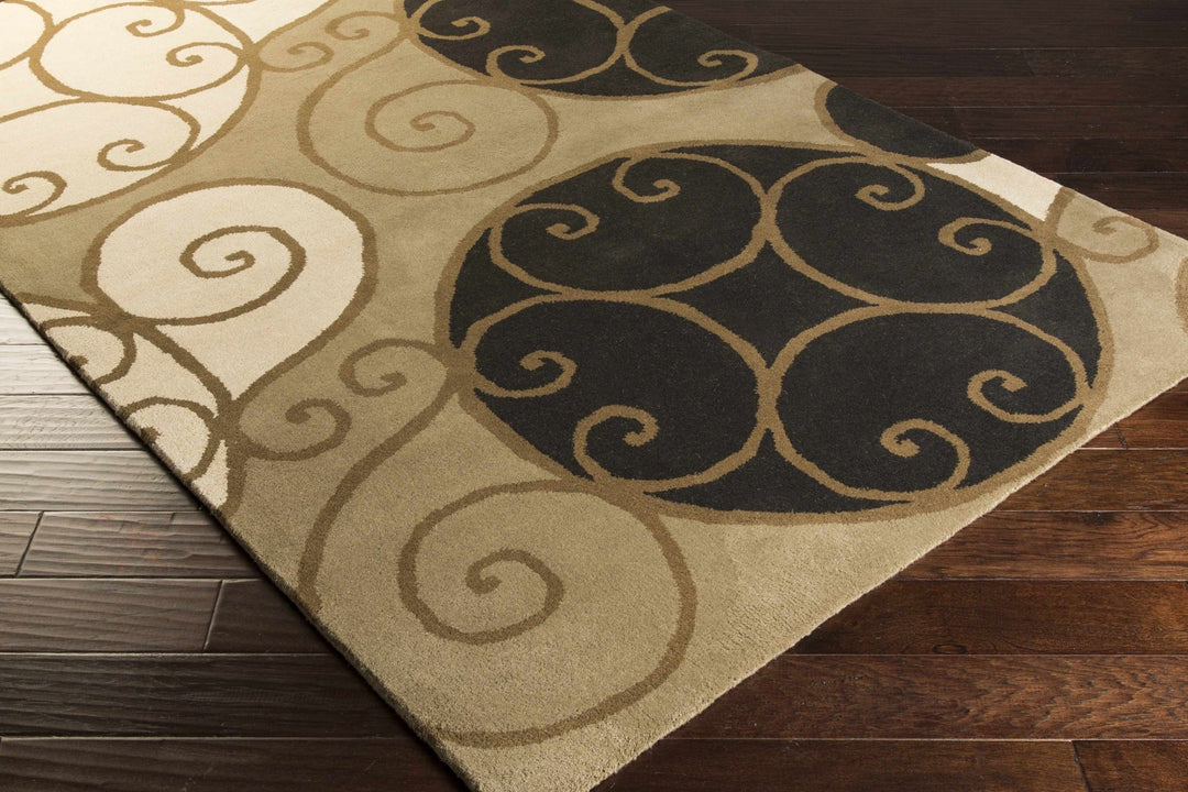 Bray Contemporary Brown And Beige Area Rug - The Rug Decor