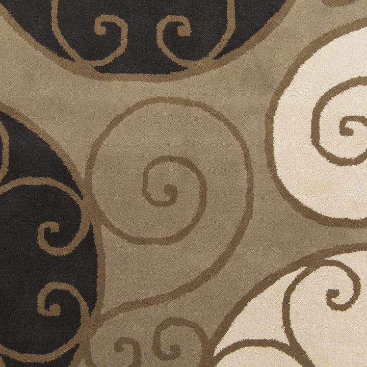 Bray Contemporary Brown And Beige Area Rug - The Rug Decor