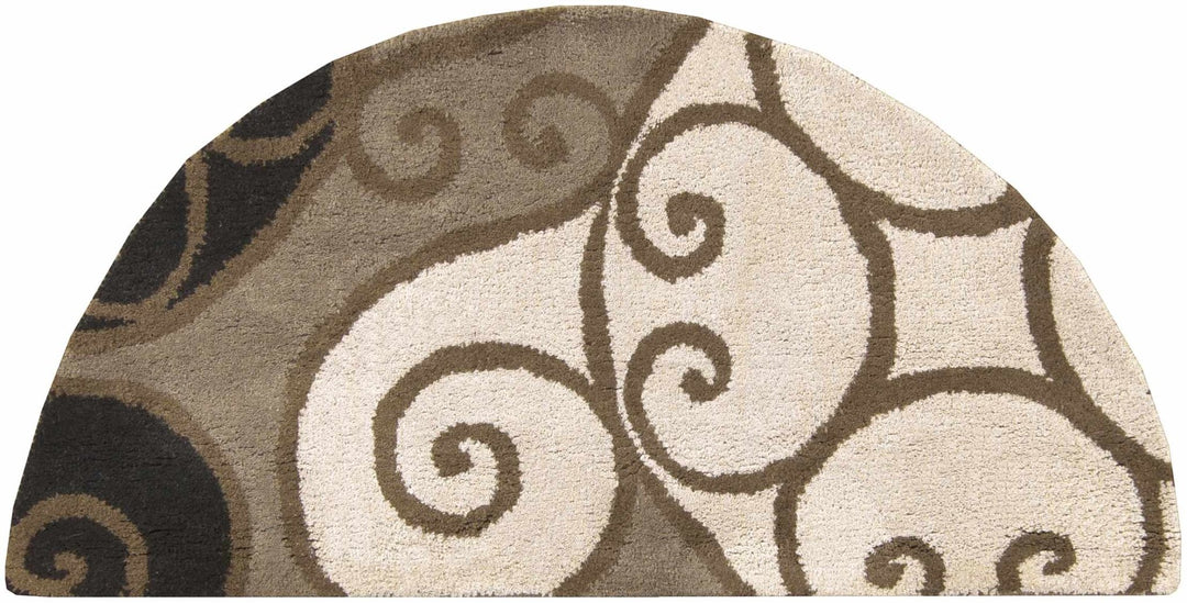 Bray Contemporary Brown And Beige Area Rug - The Rug Decor