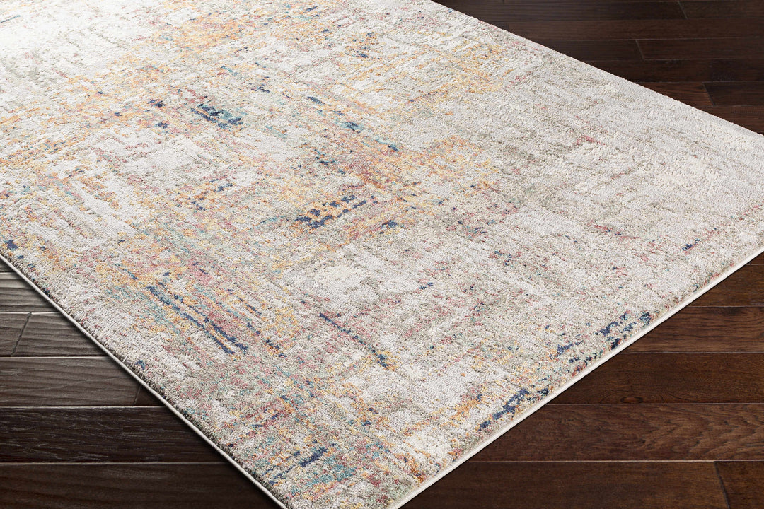 Birchgrove Modern Abstract Design Beige And Mustrad Area Rug