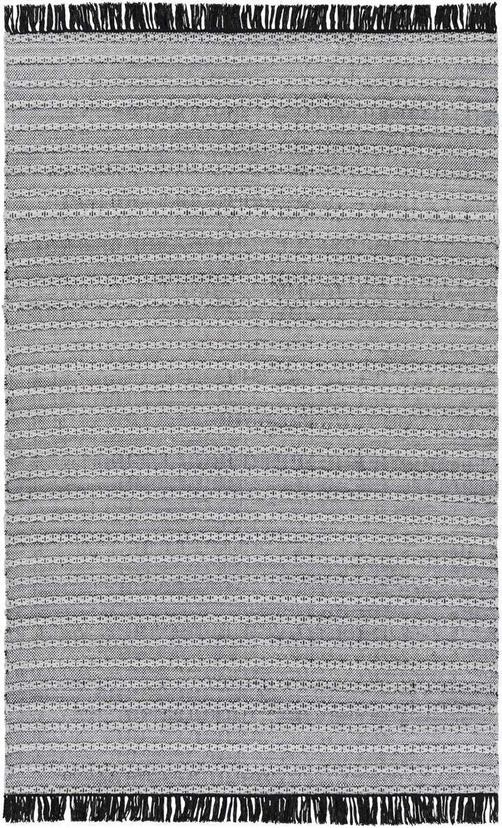 Brockman Gray And Black Modern Style Hand Woven Area Rug