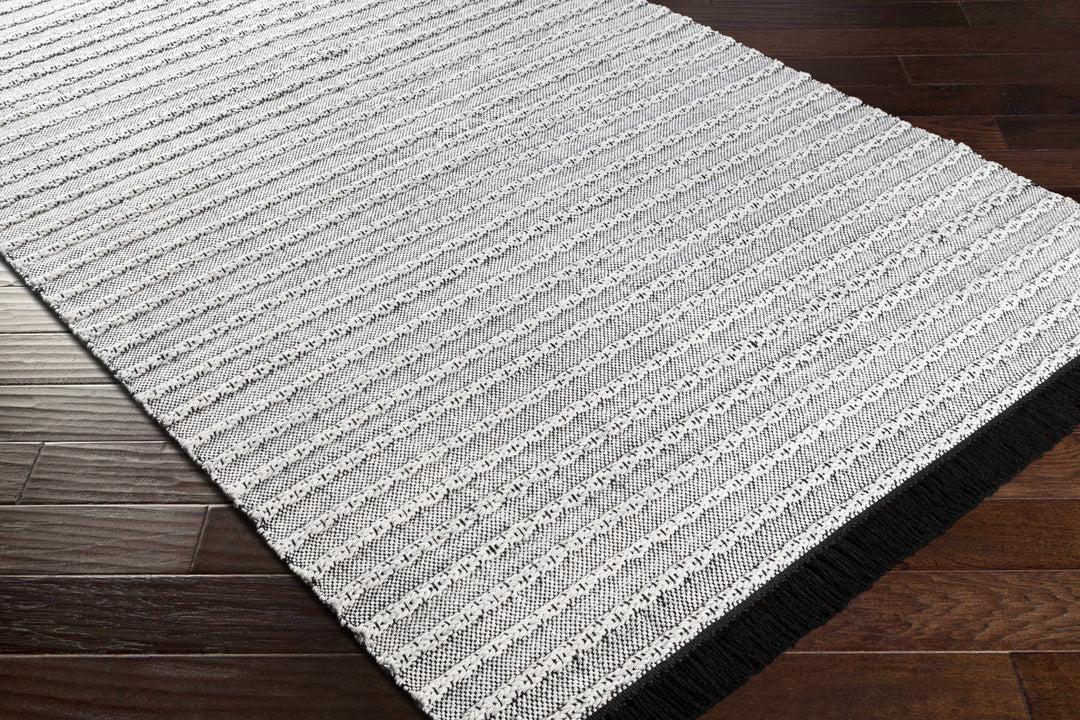Brockman Gray And Black Modern Style Hand Woven Area Rug