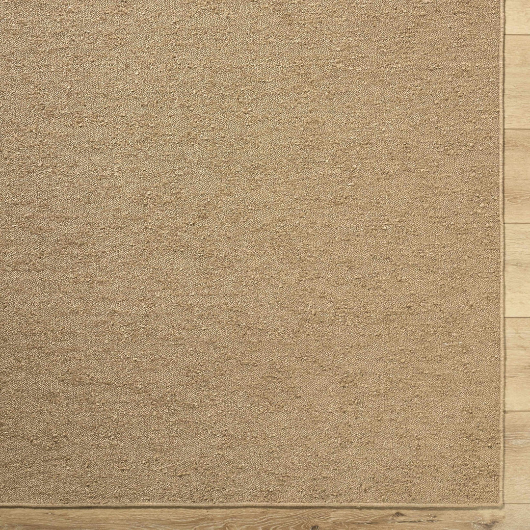 Breena Contemporary Camel Solid Washable Rug - The Rug Decor