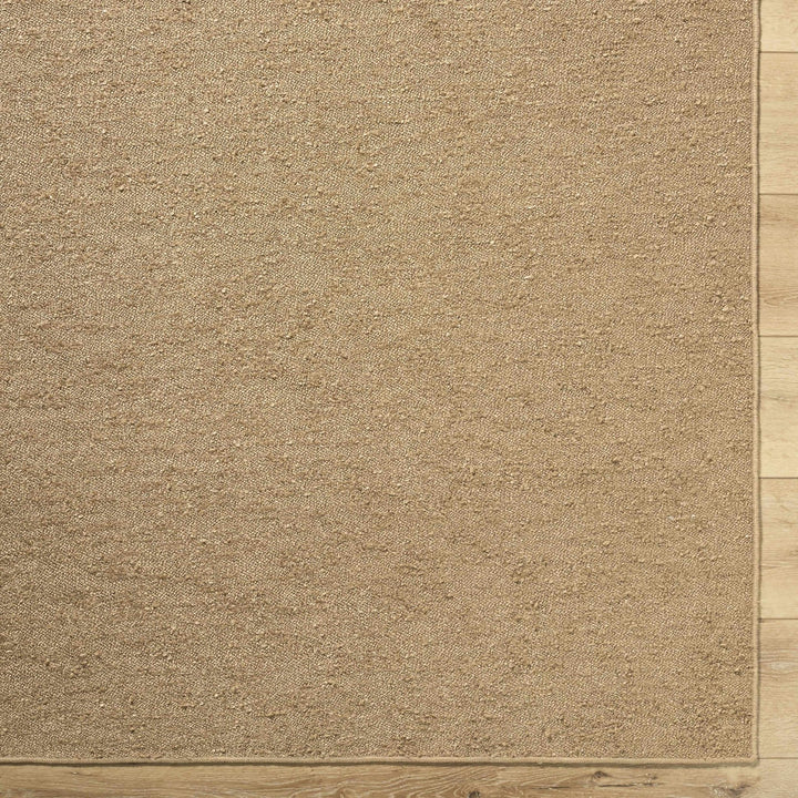 Breena Contemporary Camel Solid Washable Rug - The Rug Decor