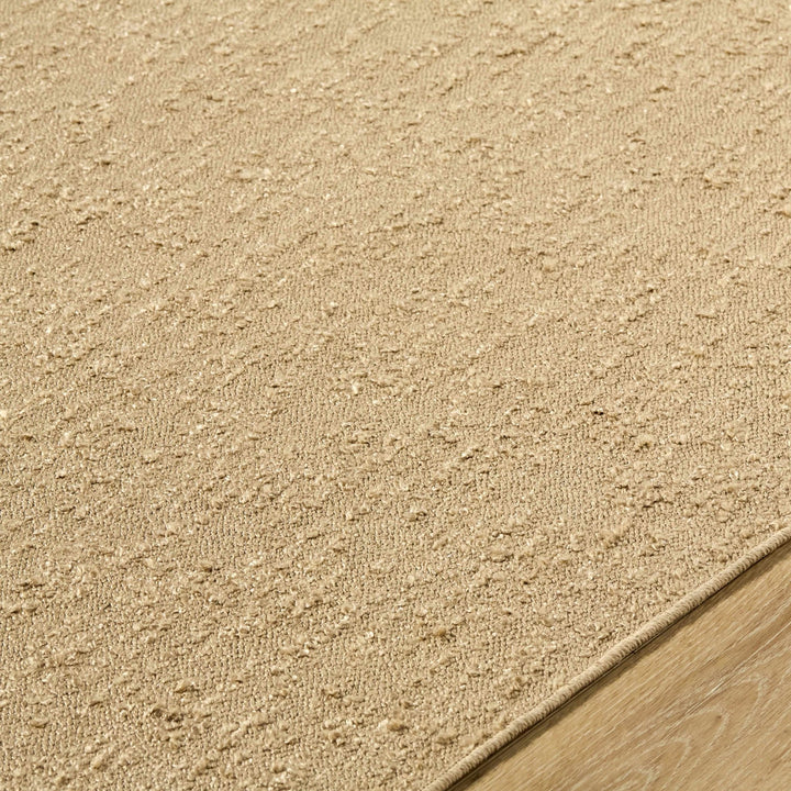 Breena Contemporary Camel Solid Washable Rug - The Rug Decor