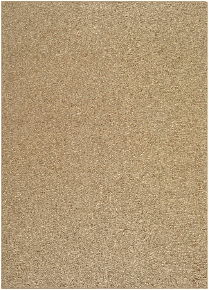 Breena Contemporary Camel Solid Washable Rug - The Rug Decor