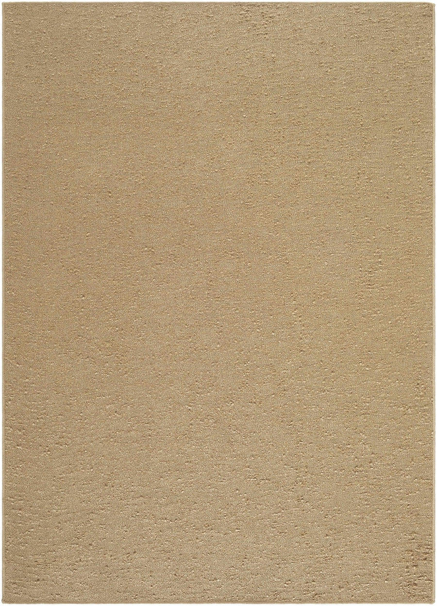 Breena Contemporary Camel Solid Washable Rug - The Rug Decor