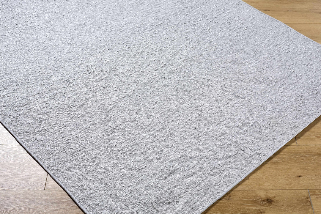 Breena Contemporary Gray Solid Washable Area Rug - The Rug Decor