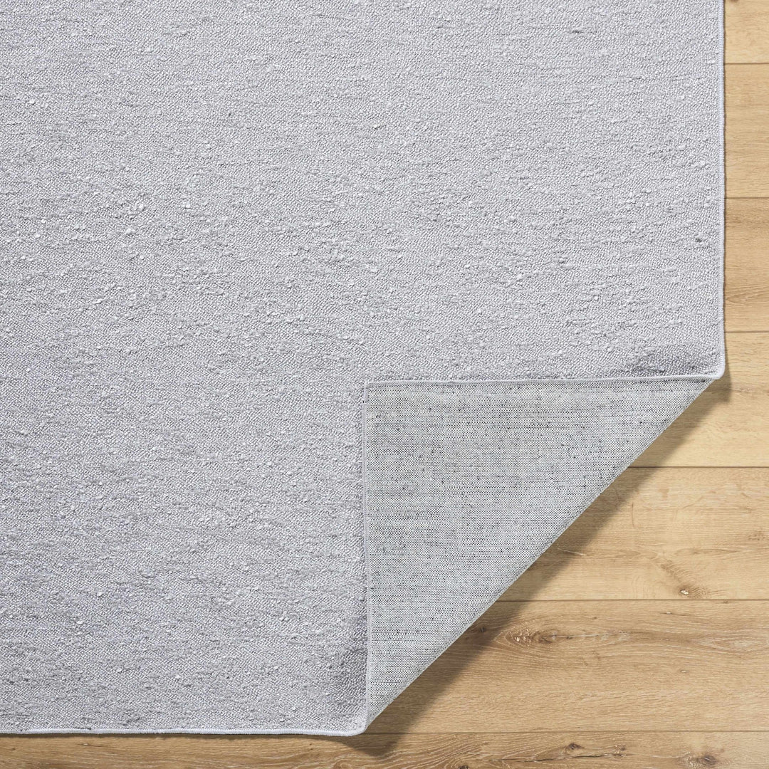 Breena Contemporary Gray Solid Washable Area Rug - The Rug Decor