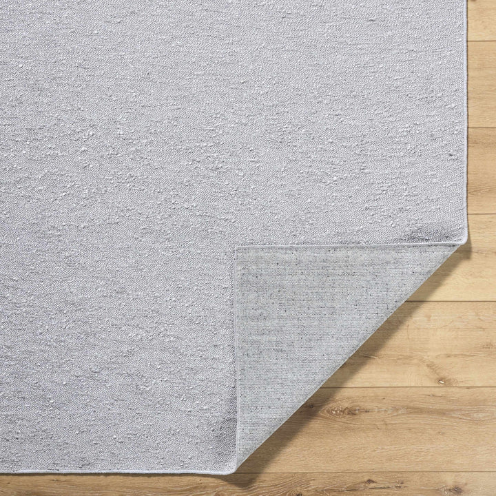 Breena Contemporary Gray Solid Washable Area Rug - The Rug Decor