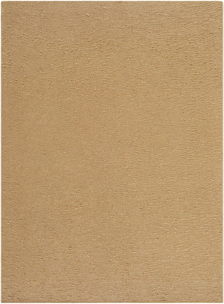 Breena Contemporary Solid Camel Washable Rug - The Rug Decor