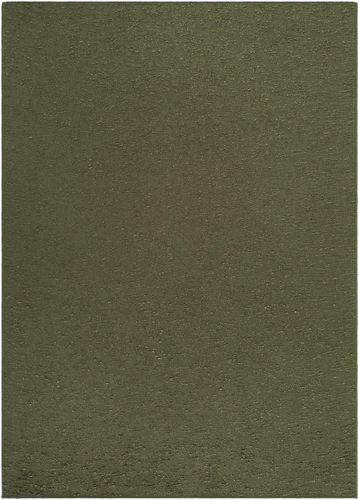 Breena Contemporary Solid Olive Washable Rug - The Rug Decor