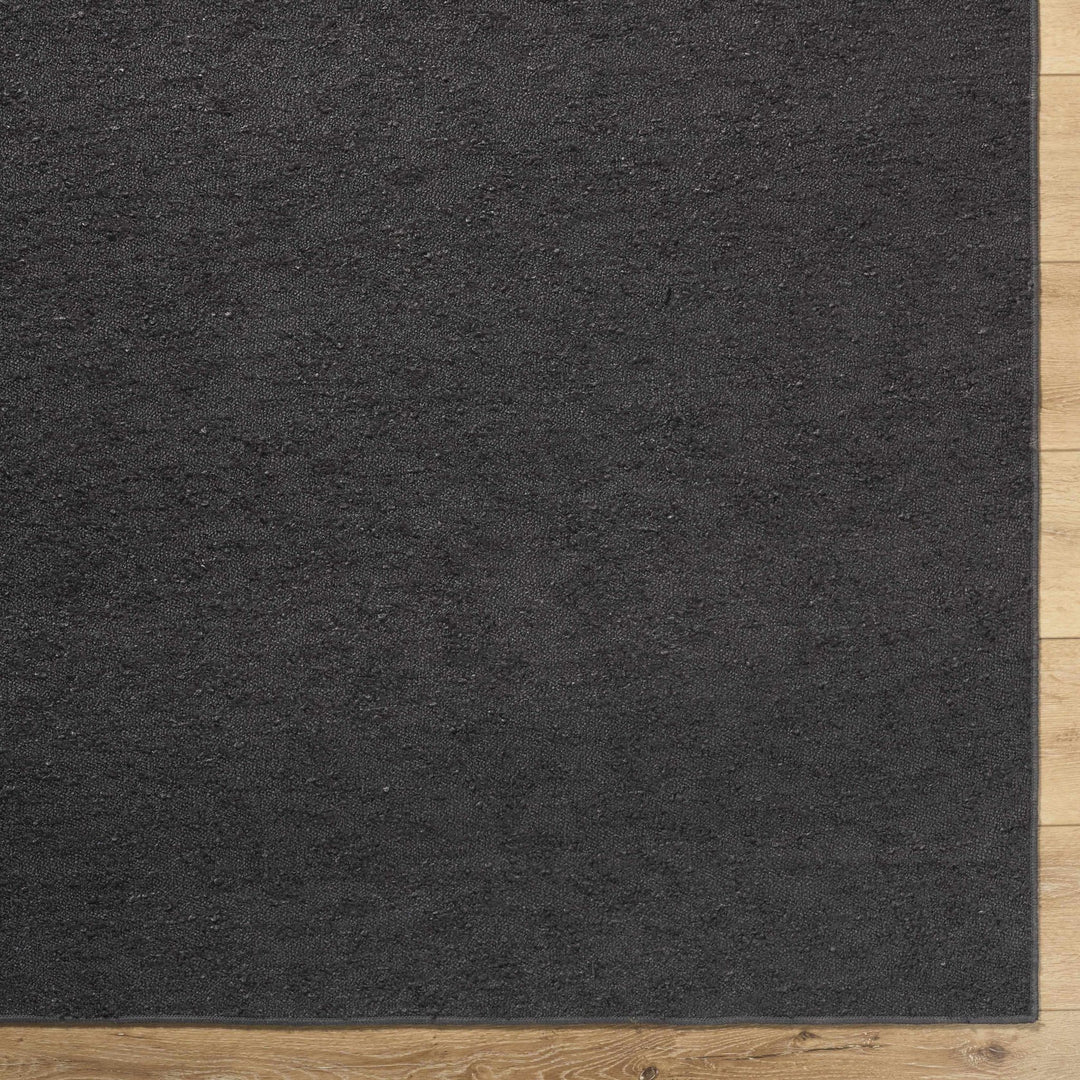 Breena Modern Solid Design Charcoal Washable Area Rug - The Rug Decor