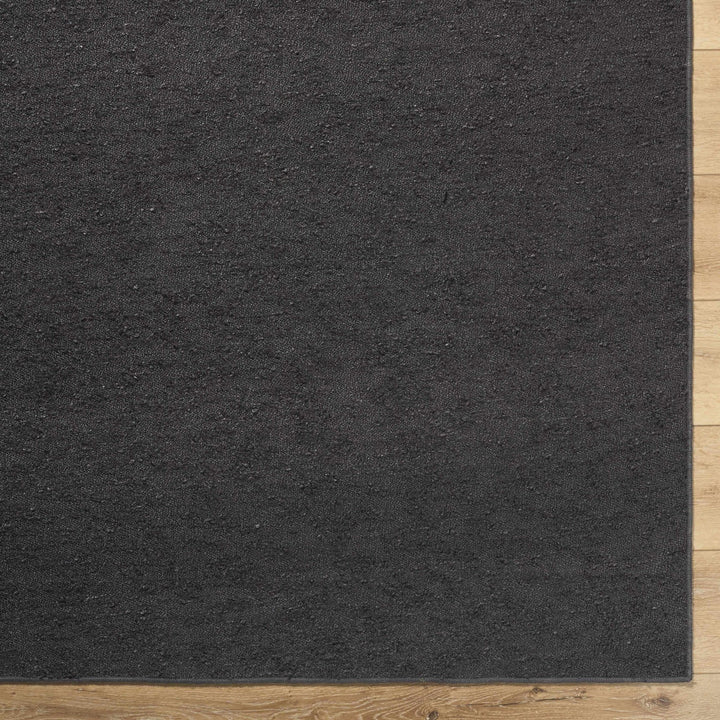 Breena Modern Solid Design Charcoal Washable Area Rug - The Rug Decor