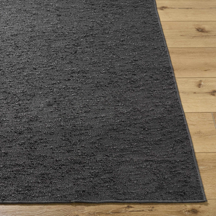 Breena Modern Solid Design Charcoal Washable Area Rug - The Rug Decor