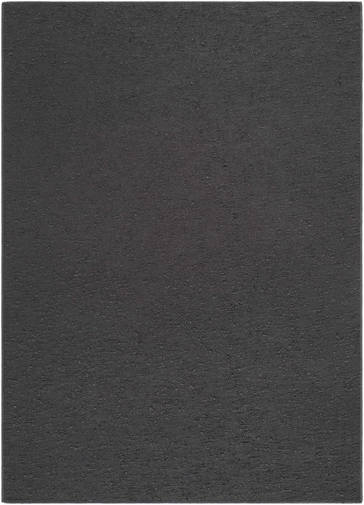 Breena Modern Solid Design Charcoal Washable Area Rug - The Rug Decor