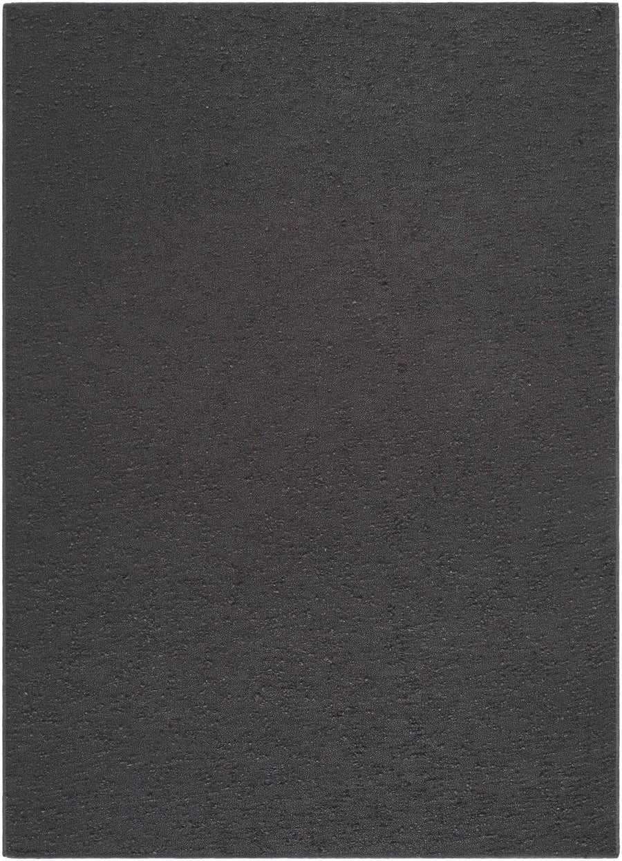 Breena Modern Solid Design Charcoal Washable Area Rug - The Rug Decor