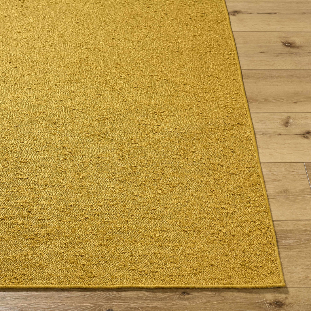 Breena Modern Solid Gold Hand Woven Washable Area Rug - The Rug Decor