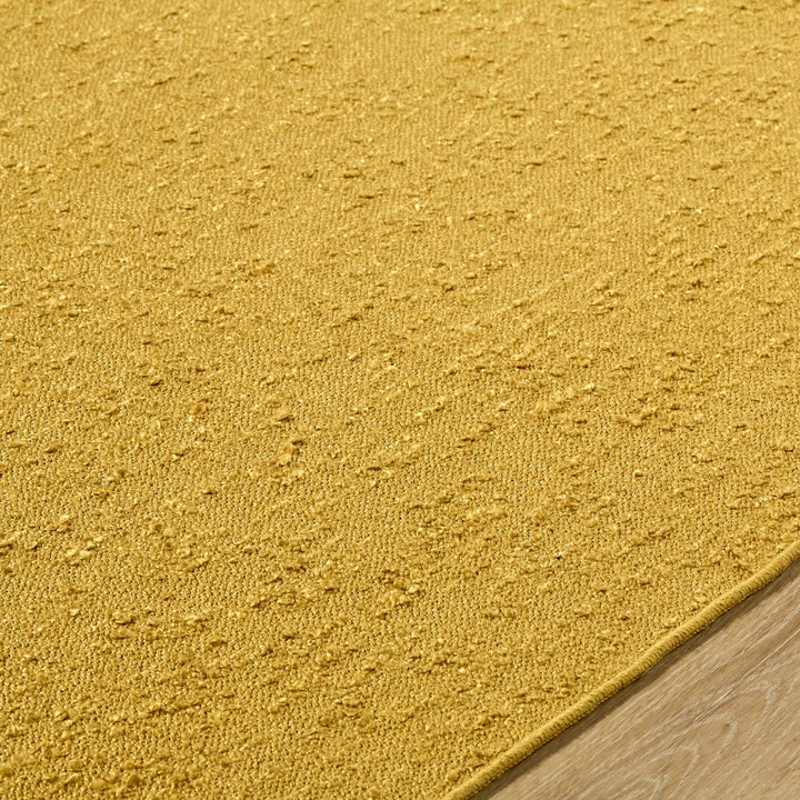 Breena Modern Solid Gold Hand Woven Washable Area Rug - The Rug Decor