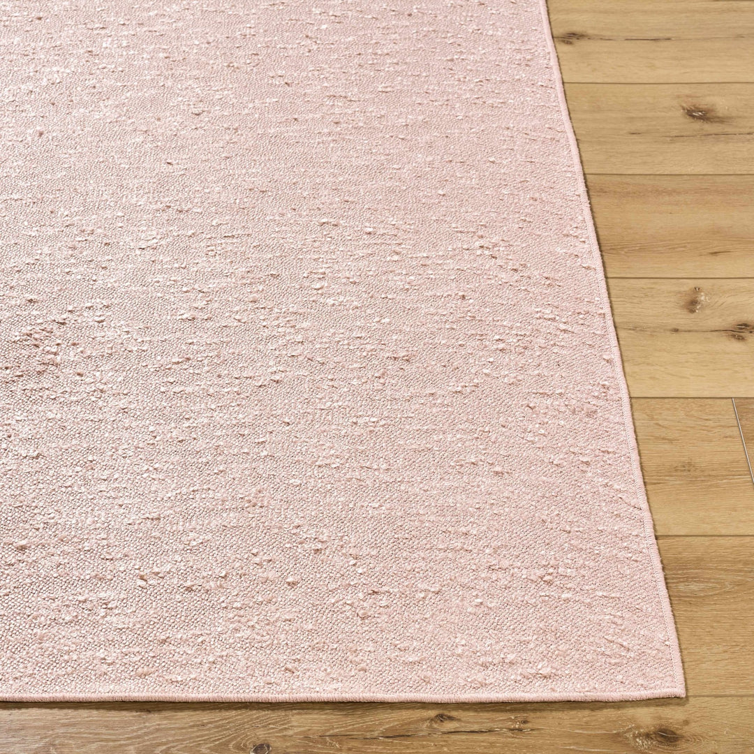 Breena Modern Solid Pink Hand Woven Washable Area Rug - The Rug Decor