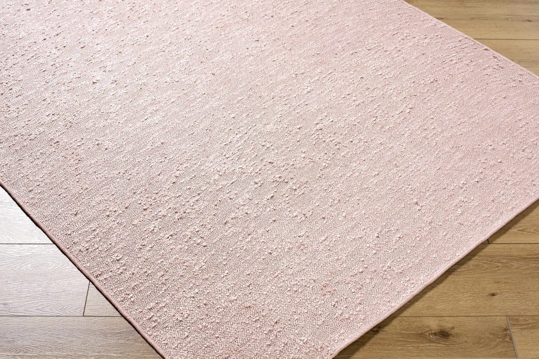 Breena Modern Solid Pink Hand Woven Washable Area Rug - The Rug Decor