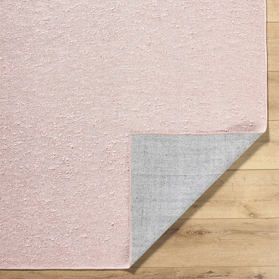 Breena Modern Solid Pink Hand Woven Washable Area Rug - The Rug Decor
