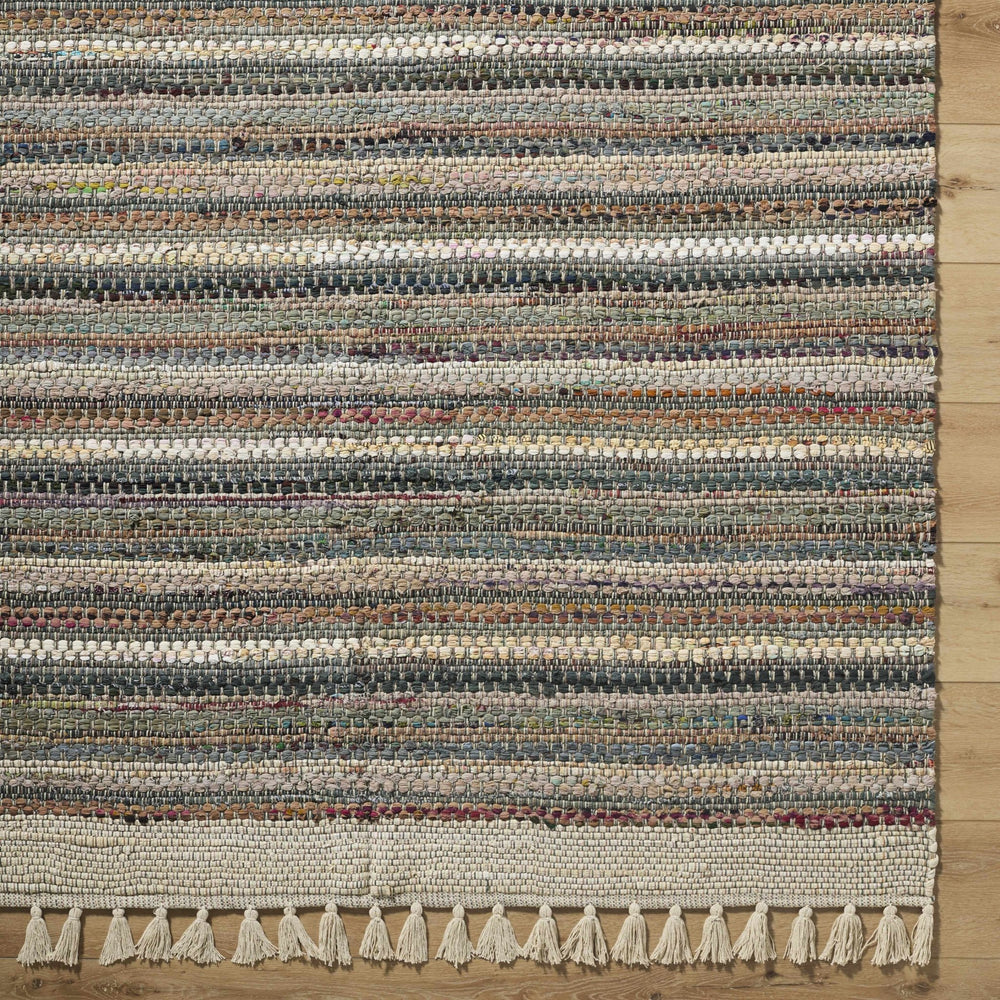 Brenda Bohemian Beige And Charcoal Rug - The Rug Decor
