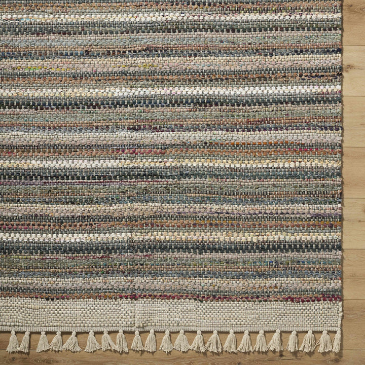Brenda Bohemian Beige And Charcoal Rug - The Rug Decor