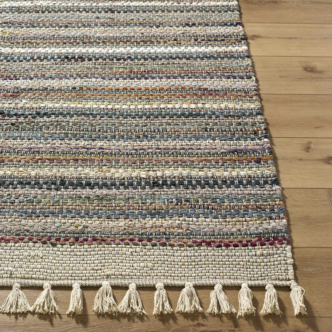 Brenda Bohemian Beige And Charcoal Rug - The Rug Decor