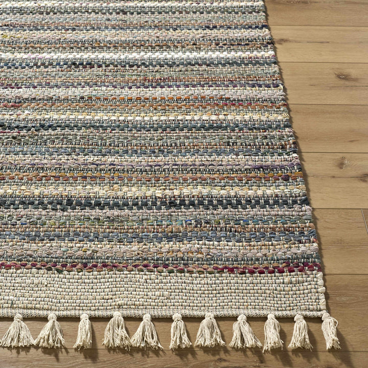 Brenda Bohemian Beige And Charcoal Rug - The Rug Decor