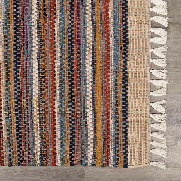 Brenda Bohemian Stripes Multicolor Area Rug - The Rug Decor