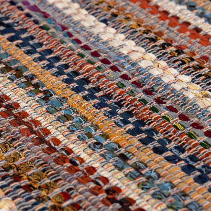Brenda Bohemian Stripes Multicolor Area Rug - The Rug Decor