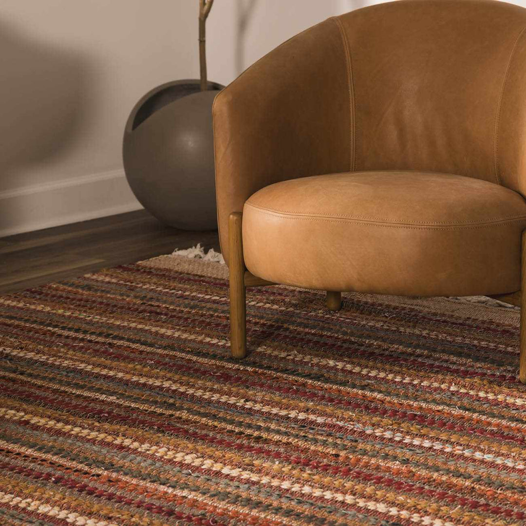 Brenda Bohemian Stripes Multicolor Area Rug - The Rug Decor
