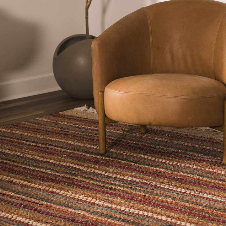 Brenda Bohemian Stripes Multicolor Area Rug - The Rug Decor