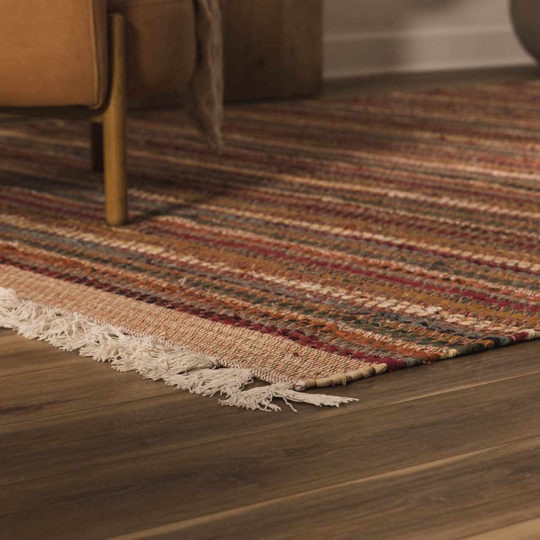 Brenda Bohemian Stripes Multicolor Area Rug - The Rug Decor