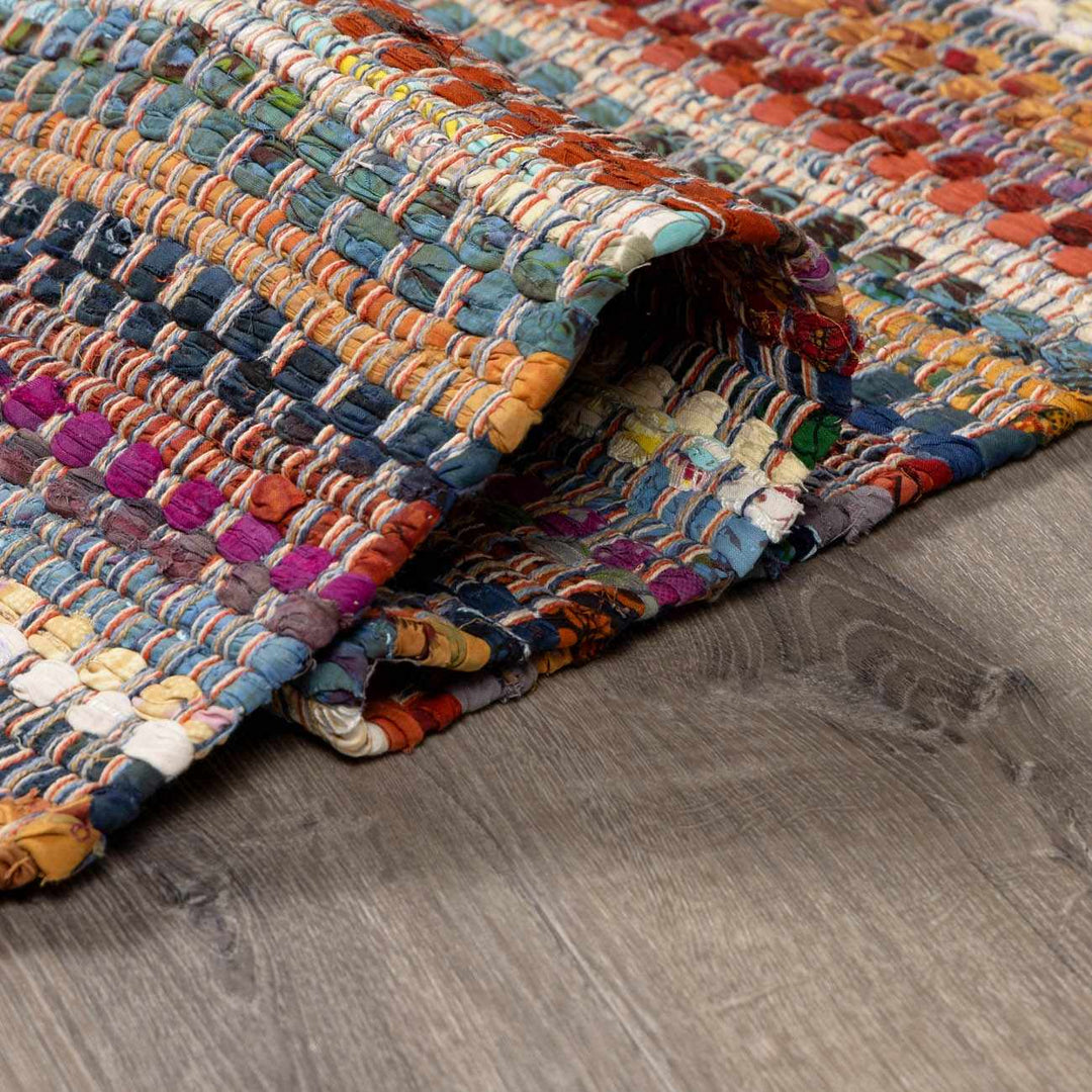 Brenda Bohemian Stripes Multicolor Area Rug - The Rug Decor