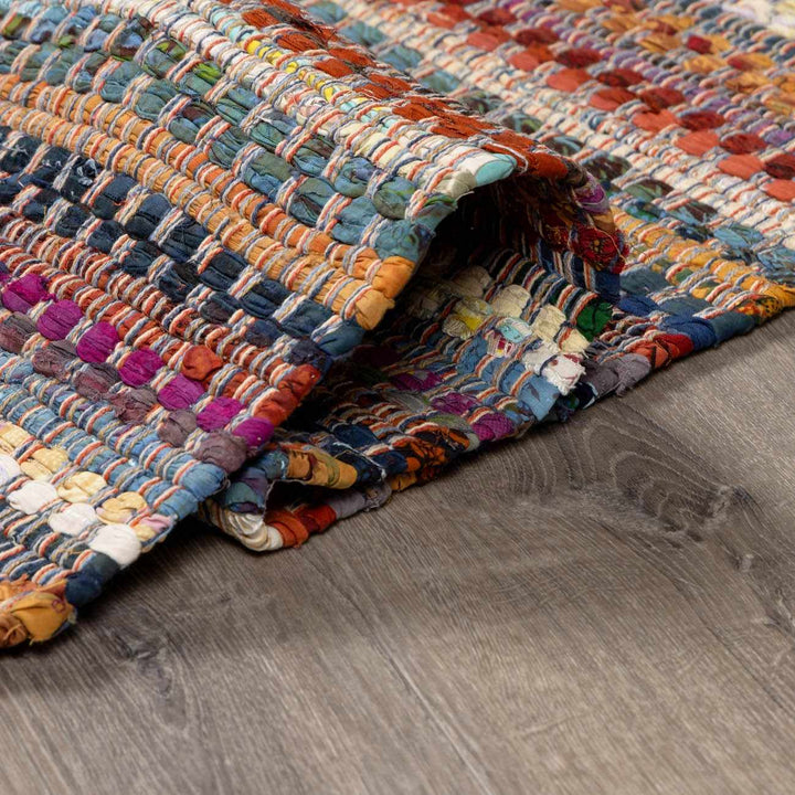 Brenda Bohemian Stripes Multicolor Area Rug - The Rug Decor
