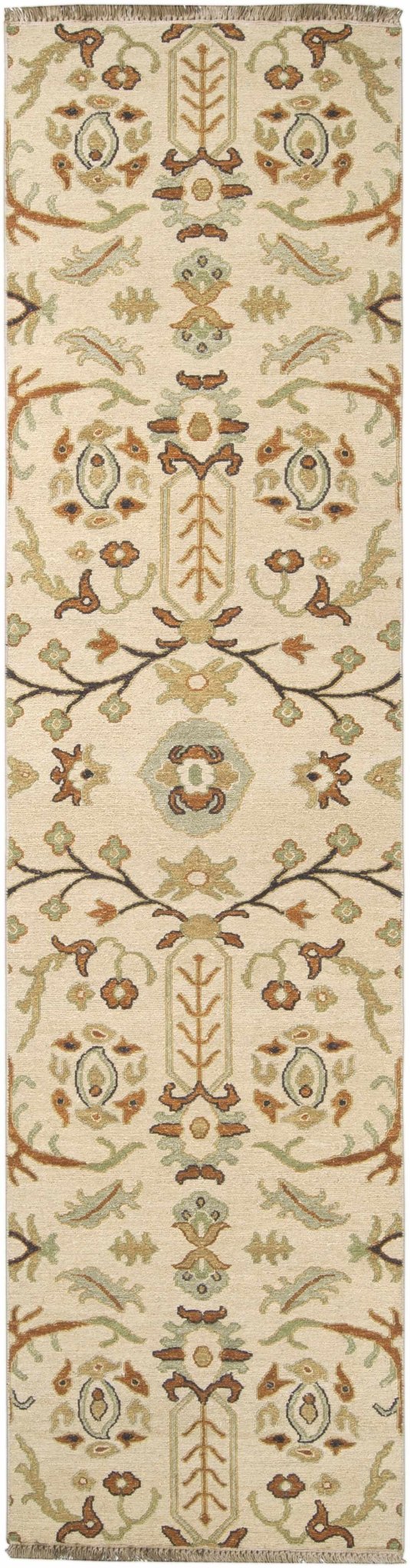 Brentford Traditional Style Beige Hand Knotted Area Rug - The Rug Decor