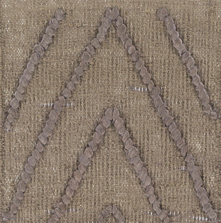 Brethren Modern Geometrical Taupe Hand Woven Area Rug - The Rug Decor