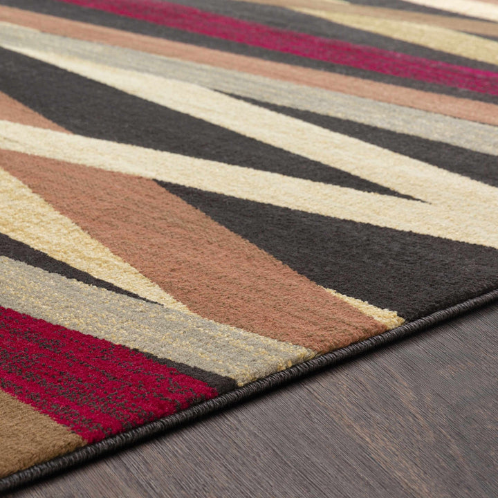 Brevard Modern Style Multicolor Area Rug - The Rug Decor