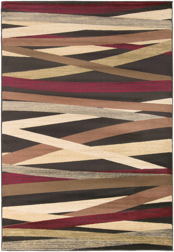 Brevard Modern Style Multicolor Area Rug - The Rug Decor