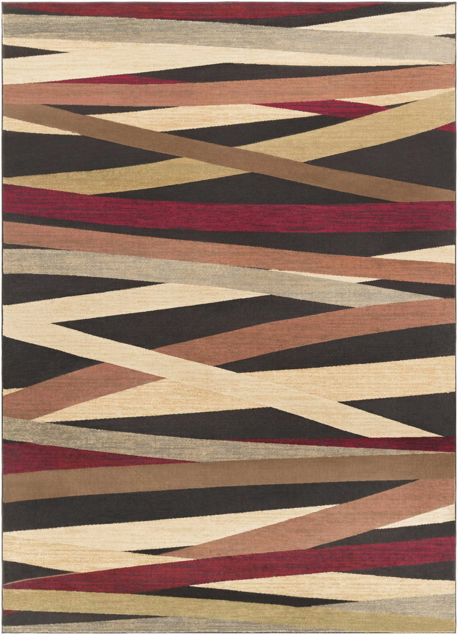 Brevard Modern Style Multicolor Area Rug - The Rug Decor