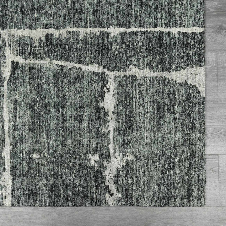 Breyon Modern Abstract Charcoal Hand Tufted Area Rug - The Rug Decor